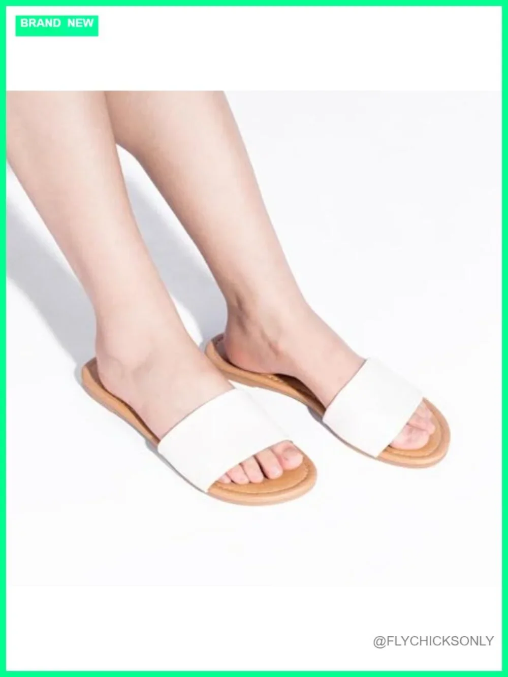 Women's Slide Sandals Fashion Round Toe Classic Single Strap Slippers Summer